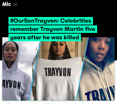 Celebrities remember Trayvon Martin five years after...